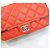 Chanel Serie di borse a tracolla con multi-catena in pelle di agnello Rosso - vista 4