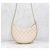 Chanel Borsa Hobo New Moon Small Ecru Champagne Gold con nuova microchip interna Bianco - vista 3