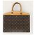 Louis Vuitton Riviera Tote Bag aus Monogram Canvas Braun - Ansicht 5