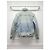 Amiri Distressed Denim Red Check Flannel Reversible Jacket - view 4
