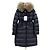 Abrigo largo de plumón Moncler Boedic Negro