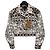 Louis Vuitton Kurze Jacke mit Monogramm-Blumenmuster Mehrfarben