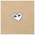 Comme Des Garcons CAMEL Unisex Cardigan Weiß mit Herz-Patch Orange - Ansicht 4