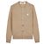 Comme Des Garcons CAMEL Unisex Cardigan Weiß mit Herz-Patch Orange - Ansicht 6