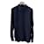 Louis Vuitton Camicia in seta Monogram Blu navy scuro