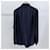Louis Vuitton Camicia in seta Monogram Blu navy scuro - vista 4