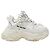 Balenciaga Sneakers Triple con Logo All-Over Argento