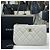 Chanel Mini Clutch Classic White Gold Bianco - vista 3