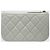 Chanel Mini Clutch Classic White Gold Bianco - vista 8