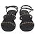 Chanel Quilted Gold Chain Strap Sandals Size Black - view 2