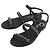 Chanel Quilted Gold Chain Strap Sandals Size Black - view 3