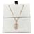 Hermès Colar Chandale Mini Maillon Rose Gold Maron Glace Rosa  - vista 1