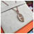 Hermès Colar Chandale Mini Maillon Rose Gold Maron Glace Rosa  - vista 4