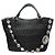 Miu Miu Borsa Tote e Borsa a Spalla Crystal Black Nero - vista 3