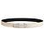 Hermès Cinturón de cuero reversible para mujer Plata - vista 3