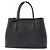 Prada Borsa Tote Doppia e Borsa a Spalla in Saffiano Nero - vista 4