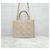 Book Tote Dior Borsa Tote Leather Book Small Beige Polvere Marrone - vista 3