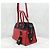 Prada Saffiano Zweifarbiger Tote Schultertasche Schwarz Rot - Ansicht 2