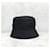 Prada Nylon-Bucket-Hat mit Dreieckslogo Schwarz - Ansicht 3