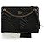 Gucci Borsa a tracolla GG Marmont in pelle trapuntata nera Nero