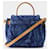 Versace Borsa Medusa in cotone blu  - vista 3