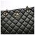 Chanel Bolso de hombro shopper Timeless en piel de cordero negra y dorada Negro - vista 7