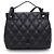 Balenciaga Borsa a tracolla e borsa a spalla trapuntata nera di medie dimensioni Nero
