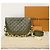 Coussin Louis Vuitton Borsa a tracolla con catena e cuscino monogramma kaki Marrone - vista 8