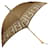 Fendi Logo Regenschirm Braun  - Ansicht 1