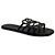 Loewe Sandali Petal Anagram in pelle di vitello morbida Nero