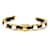 Chanel Bracciale con catena in pelle e perle Multicolore