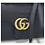 Borsa a mano e a tracolla mini Gucci GG Marmont Argento - vista 3
