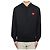 Comme Des Garcons Roter bestickter Herren-Kapuzenpullover AX Schwarz - Ansicht 2
