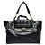 Jimmy Choo Borsa a tracolla smaltata Nero