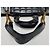 Jimmy Choo Borsa a tracolla smaltata Nero - vista 6