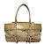 Burberry Checked Tote Schultertasche