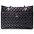 Chanel Borsa a tracolla in pelle di agnello Nero