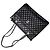 Chanel Borsa a tracolla in pelle di agnello Nero - vista 3
