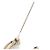 Chanel Gold Crystal Pearl CC Logo Brosche - Ansicht 4