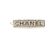 Chanel Haarspange mit Initialen und Kristall, quadratisch, Saison