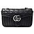 Gucci Borsa a Spalla Marmont Matelassé Nero