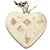 Chanel Borsa a tracolla con catena a cuore in vernice Bianco - vista 2