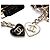 Chanel Borsa a tracolla con catena a cuore in vernice Bianco - vista 5