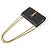 Saint Laurent Borsa a tracolla piccola Kate in monogramma Caviar Nero - vista 4