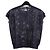 Hermès Kurzärmeliger Strick-Short En Desordre Fleurs Schwarz - Ansicht 3