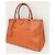 Prada Borsa a tracolla Papaya Saffiano Lux Tote Arancione - vista 2