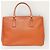 Prada Borsa a tracolla Papaya Saffiano Lux Tote Arancione - vista 5
