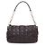 Dior Borsa a tracolla New Lock in agnello con catena argentata Marrone - vista 3