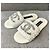 Chanel Sandali e Ciabatte CC Crystal Logo White Bianco - vista 3