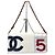 Chanel Canvas Chain Baguette Tasche Serie Mehrfarben